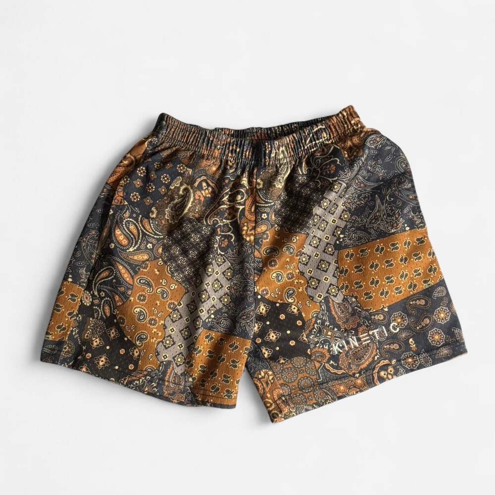 Kinetic Kings Paisley Mesh Shorts